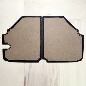 Untere Kofferraumverkleidungen BMW 1502-2002 Schwarz/Grau