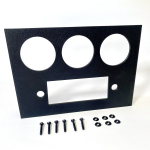 BMW E10 2002 OEM Style Radio Panel 3 Gauge for Short Center Console