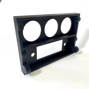 BMW E10 2002 OEM Style Radio Panel 3 Gauge for Short Center Console